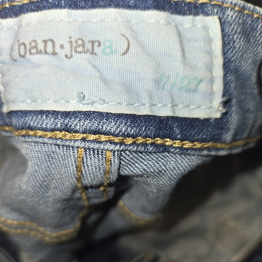 Classic Blue Flare Jeans for Women - Picture 4 of 8